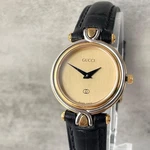 Gucci 4500L Combination Color Round Watch Working Authentic. Fixed Price $96.00.