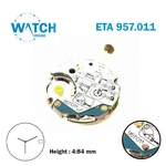 Eta 957.011 Swiss Watch Movement QUARTZ-3 Hands-white Day/date Disk 3-SILVER.. Fixed Price $85.48.