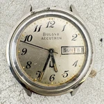 Vintage 36MM 1977 Accutron 2193.10 Men's Tuning Fork Wristwatch Stainless Steel. Fixed Price $96.05.