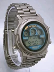 Vtg 1990S Acqua By Timex Indiglo Lcd Digital Titanium Colour Quartz Gents Watch. Fixed Price $107.46.