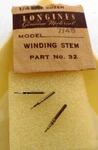 Longines 7.45 Part # 32 Winding Stems Pieces. Sku L-41-20. Fixed Price $68.89.