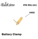 Eta 951.111 -swiss Made-battery Clamp-gold Color-part NO.4402. Fixed Price $37.99.