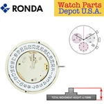 Ronda 5040.D Quartz Chronograph Movement, 3 Hands, Date (multiple Variations). Fixed Price $90.00.