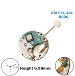 Eta 951.121 Rado-swiss Made MOVEMENT-H:6.38MM-WHITE Date/french Day 3-3 Hands. Fixed Price $132.00.