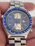 Seiko Kakume 6138-0030 Automatic Chronograph Watch With Azul Dial (working). Fixed Price $650.00.