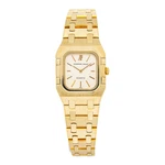 Audemars Piguet Royal Oak Quartz 18K Yellow Gold White Dial Ladies Watch 24MM. Fixed Price $29995.00.