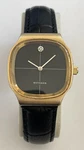 Vintage Wittnauer Watch Black Dial Diamond 17 Jewels 10V1 Servic. Fixed Price $132.11.