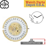 Genuine Eta 255.141 Swiss Made Quartz Movement, Hands, Date 6 - New!. Fixed Price $195.00.