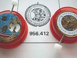 Eta 956.412; Rare, New Original Watch Movement With Date & 2ND Hand. Swiss Made.. Fixed Price $52.00.