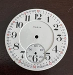 Vintage 16 Size Elgin Railroad Pocket Watch Porcelain Montgomery Dial. Fixed Price $70.00.
