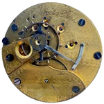 Antique 18S 1882 Hampden Menlo Park Private Label Hunter Pocket Watch Movement. Fixed Price $141.25.