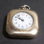Ladies Lancet Square Pendant WATCH-15 JEWELS-5 Adj Parts/repair/scrap Not Workin. Fixed Price $89.95.