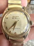 Vintage 1956 Bulova 23 Jewel Sunburst Swiss Men Watch L6 Works (when Wound). Fixed Price $57.89.