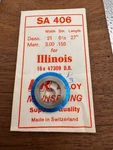 Mainspring SA406 For Illinois 16S Pocketwatch 47309 60HR - Alloy. Fixed Price $19.95.