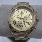 Michael Kors Unisex Bradshaw Gold-tone Stainless Steel Watch MK5605 (Z4-A19). Fixed Price $84.99.