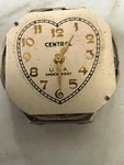 Central U.s.a. Shockproof Heart Dial Watch Kelton Movement Parts. Fixed Price $120.00.