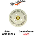 Rolex 2035 4520-2 Used Good Condition Date Indicator Silvered 21,5MM. Fixed Price $127.74.