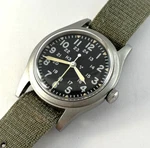 Vintage Hamilton Stainless Steel MIL-W-46374B Us Military Mens Watch July 1983. Fixed Price $495.00.