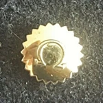 Omega Water Resistant Gold Colour Crown Part Number 43238. Fixed Price $43.50.