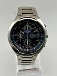 Seiko 7T92-0AB0 'the Great Blue' Black Quartz Men's Watch. Fixed Price $189.47.