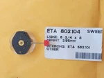 Eta 802.104 Movement. Swiss Parts, Thai Assembly. Nos,sets, Runs, Keeps Time 24. Fixed Price $20.00.