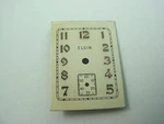Vintage Elgin Watch Gold Numeral Markers 24.8MM X 17.78MM Subdial 6.1MM Nos. Fixed Price $29.00.