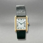 Estate Cartier 18K Yellow Gold Tank Louis Women's Quartz Watch REF#78086. Fixed Price $10117.47.