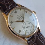 Omega Seamaster 2508 Deville 18K Rose Gold 36MM 1940S Mens Manual Wind RA711. Fixed Price $10008.00.