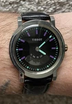 Vtg Tissot D380 Original Band Mens Watch 80S Analog For Parts Repair. Fixed Price $90.00.