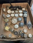 Big Vintage Mixed Watch Lot For Repair Parts Working Looks To Be Mostly Men. Fixed Price $1299.99.