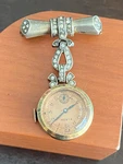 Vintage Ladies Elbon Laco Co. Brooch Watch, 107-8, Keeping Time, Nice. Fixed Price $135.00.