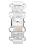 Strada Watch With Famous Maker Austrian Crystals, Japanese Movement. Purple Face. Fixed Price $6.50.
