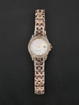 Citizen Eco-drive E011-S141031 Rose Gold Tone Date Watch Swarovski Accent. Fixed Price $75.00.
