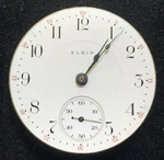Vintage Elgin 18 Size 17 Jewel Pocket Watch Movement For Parts. Fixed Price $29.99.