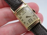 Vintage Mens 14K Gold Filled Case Wrist Watch Hamilton Wilshire CAL.980. Fixed Price $199.00.
