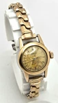 Vintage Gubelin Solid 14K Gold Bezel Automatic Women Watch Works. Fixed Price $250.00.