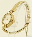 Caravelle By Bulova Vintage Ladies' Wrist Watch, 15 Jewels, Fancy Ybm & Ss Case. Fixed Price $56.00.