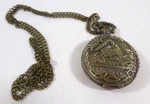 Conductor Train/railroad Pocket Watch-quartz Movement-spring Loaded Case-etched. Fixed Price $17.99.