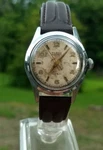 Vintage Elbon Military Style Automatic Watch 17J Bidynator Swiss Movement.. Fixed Price $108.85.