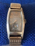 Vintage Hamilton Linwood Curved Rectangular Dress Watch 14K Gf (runs). Fixed Price $185.00.