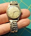 Vintage Wwii Era Wyler Watch Co. Mens Wrist 17 Jewel W/ Seconds Dial. Fixed Price $60.00.