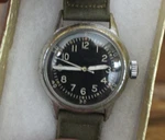 Wwii Us Navy Black Face 12 Hour FSSC-88-W800 Wrist Watch Waltham Runs. Fixed Price $699.99.