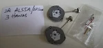 2 Pc AL55A/EPSON Watch Movement With Stem 3 Hands. Fixed Price $20.99.