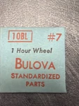 Bulova Hour Wheel #7BL - Nos. Fixed Price $6.95.
