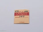 Longines Genuine Material Yoke Spring Plate Part 636 For Cal. 340. Fixed Price $29.95.