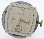 Winton Diamond Dial Cal. 14-8, 7J Swiss Wrist Watch Movement, Good Balance (hc). Fixed Price $19.95.
