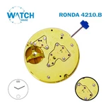 Ronda 4210.B Swiss Quartz Watch MOVEMENT-3 Hands-white Date Disk 12.. Fixed Price $74.48.