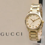 Box "top Mint" Gucci Timeless 126.5 Quartz Ladies Woman Watch Swiss Made Japan. Fixed Price $499.90.