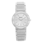 Piaget Polo 27501 White Gold Ladies Factory Diamond Watch. Fixed Price $13500.00.