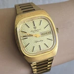Vintage Jules Jurgensen Men's Automatic Watch Day/date Ronda 1239 Swiss 1970S. Fixed Price $195.00.